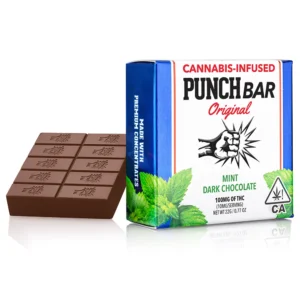 Punch Bar Mint Dark Chocolate Edibles