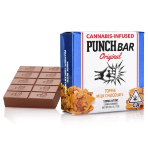 Punch Bar Toffee Milk Chocolate Edibles