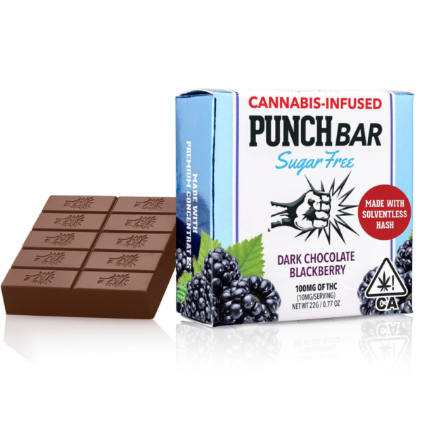 Punch Bar Dark Chocolate Blackberry Edibles